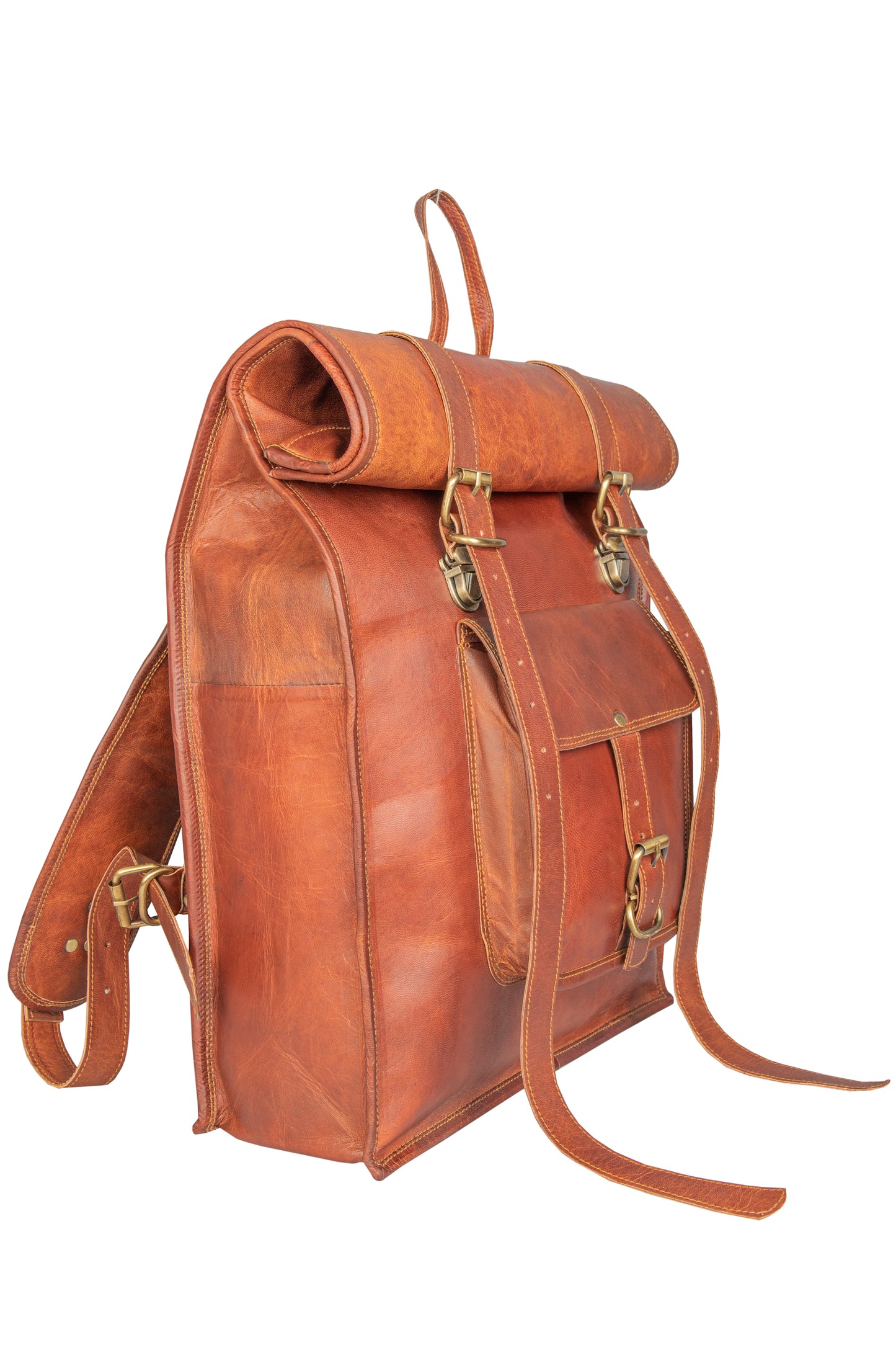 Retro Rucksack Rolling Backpack Bag .