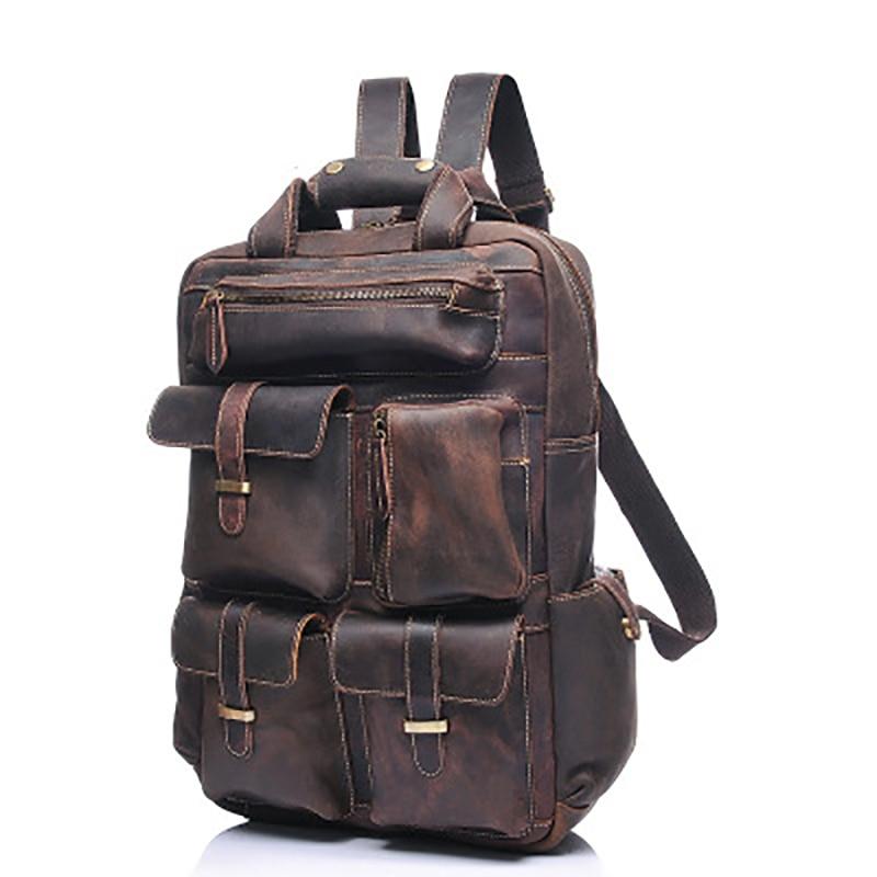 Handmade Genuine Leather Backpack