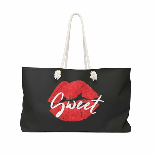 Red Sweet Lips Kiss Tote Bag